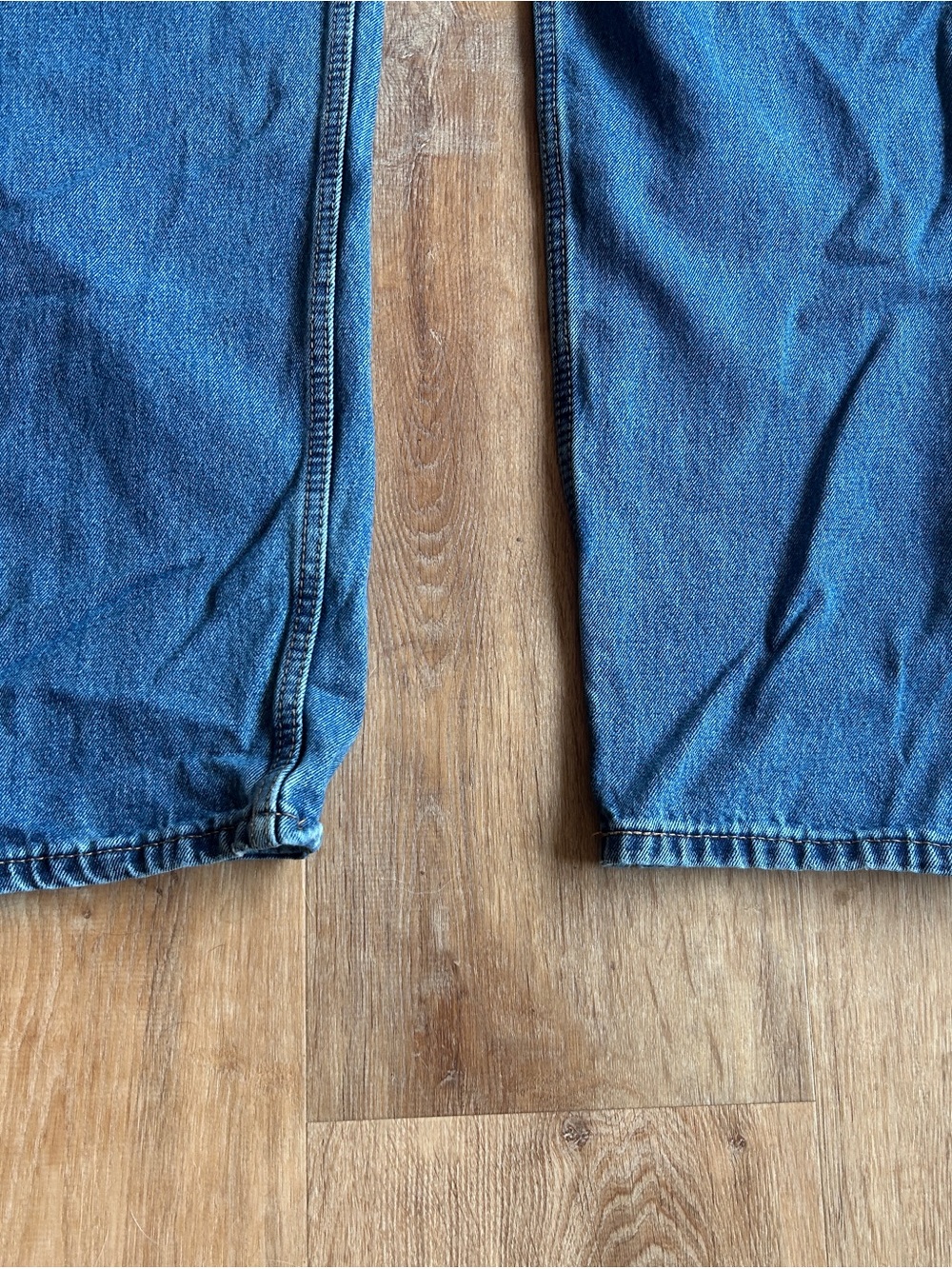 Levi's 505 Straight Fit Dark Blue Men's Jeans 40x32 - Picture 2 of 8